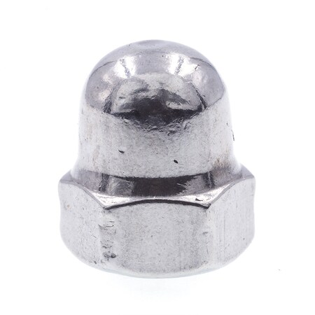 Prime-Line Cap Nut, M5-0.80, Stainless Steel, Plain, 10 PK 9077641